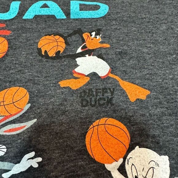 Space Jam Short Sleeve Gray T-shirt | Youth Size XL - Picture 5 of 13